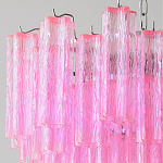 Элитная Люстра Textured Glass Pink Chandelier Ярко Розовое стекло варинант исполнения - 2 | Loft Concept в Нижнем Новгороде