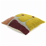 Чехол на подушку с рисунком горчичного цвета Elan Textured варинант исполнения - 3 | Loft Concept в Нижнем Новгороде