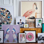 Панно Розовый цветок вышитое бисером PETALS BEADED ART варинант исполнения - 1 | Loft Concept в Нижнем Новгороде