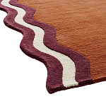 Ковер с оригинальной волнистой отделкой Woven from Wool варинант исполнения - 2 | Loft Concept в Нижнем Новгороде