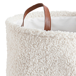 Корзина для белья из ткани букле Boucle Organizers Round варинант исполнения - 2 | Loft Concept в Нижнем Новгороде