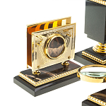 Настольный письменный набор из яшмы и долерита в подарочной упаковке Manager Organizer варинант исполнения - 8 | Loft Concept в Нижнем Новгороде