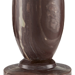 Настольная лампа из мрамора с тканевым абажуром Seductress варинант исполнения - 1 | Loft Concept в Нижнем Новгороде