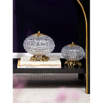 Конфетница из прозрачного рельефного стекла Eden Garden варинант исполнения - 11 | Loft Concept в Нижнем Новгороде