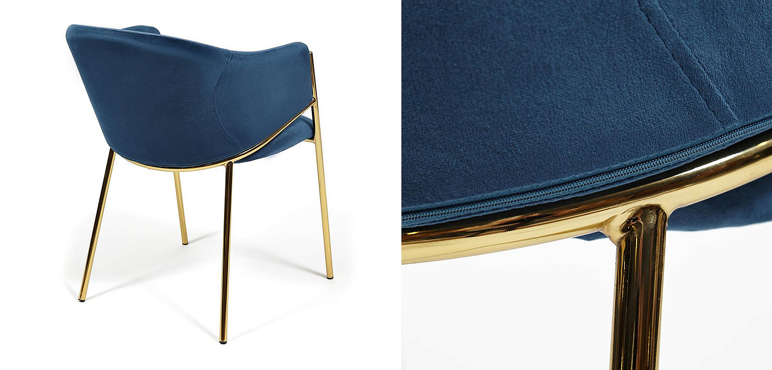 Стул Dolores blue velvet - Loft-Concept в Нижнем Новгороде