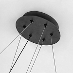 Светодиодная люстра Black LED Circle and Ball Lamp варинант исполнения - 3 | Loft Concept в Нижнем Новгороде