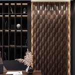 Гипсовая 3D панель с принтографией PM-36 варинант исполнения - 1 | Loft Concept в Нижнем Новгороде