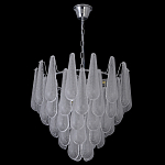Люстра с подвесками из рифленного стекла в форме капель Textured Glass Chandelier варинант исполнения - 17 | Loft Concept в Нижнем Новгороде