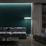 Гипсовая 3D панель с принтографией PM-17 варинант исполнения - 1 | Loft Concept в Нижнем Новгороде