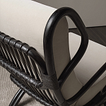 Дизайнерское кресло из ротанга Gio Ponti CONTINUUM D.163.7 BY BONACINA 1889 Armchair варинант исполнения - 4 | Loft Concept в Нижнем Новгороде