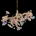 Люстра круглая с цветочным декором Miscellaneous herbs варинант исполнения - 1 | Loft Concept в Нижнем Новгороде