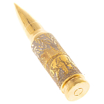 Флеш-карта USB 2.0 на 32 гб в виде пули с гравировкой природы в подарочной коробке Metal Flash Drive варинант исполнения - 1 | Loft Concept в Нижнем Новгороде