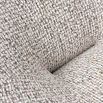 Кресло вращающееся круглой формы из серого шенилла Favorite Vacation Place варинант исполнения - 1 | Loft Concept в Нижнем Новгороде