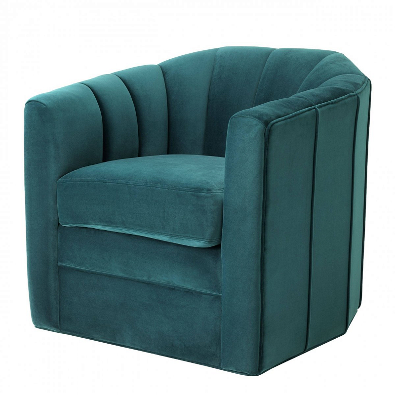 Кресло Eichholtz Chair Delancey Sea Green Бирюзовый в Нижнем Новгороде | Loft Concept 