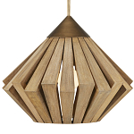 Подвесной светильник из толстых деревянных реек Wooden Slats варинант исполнения - 1 | Loft Concept в Нижнем Новгороде