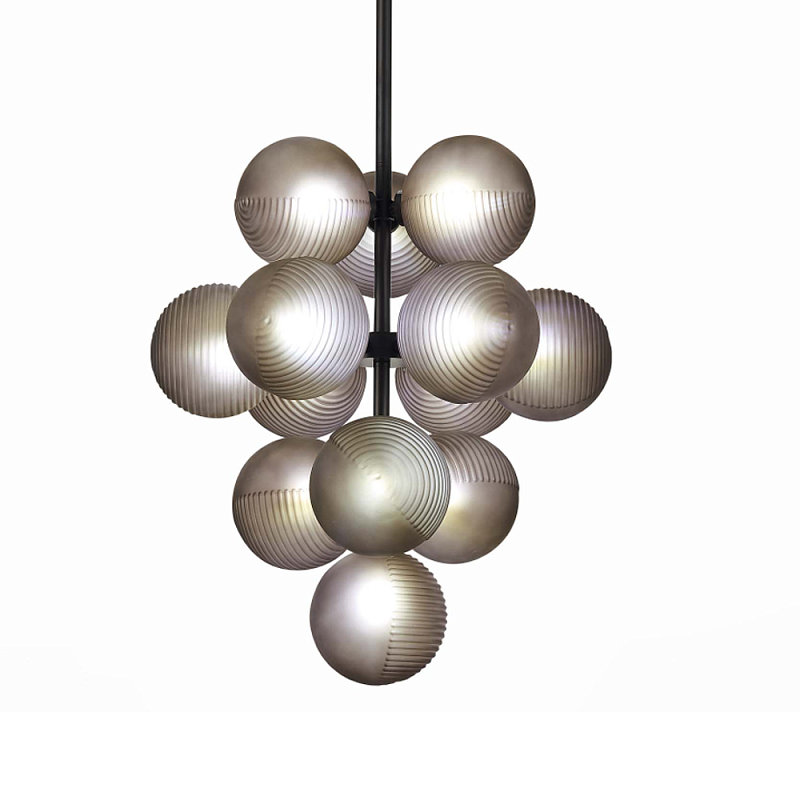 Люстра в форме виноградой грозди Inflorescence Дымчатый (Smoke) Черный в Нижнем Новгороде | Loft Concept 