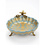 Блюдо фарфоровое Птица на ветке Flora варинант исполнения - 3 | Loft Concept в Нижнем Новгороде