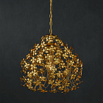 Подвесной светильник золотой с декором в виде лепестков клевера Hanging Clover варинант исполнения - 3 | Loft Concept в Нижнем Новгороде