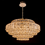 Люстра хрустальная в неоклассическом стиле на золотистом каркасе Majesty варинант исполнения - 7 | Loft Concept в Нижнем Новгороде