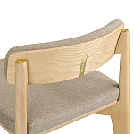 Барный стул из массива ясеня Elegant Ash Shape варинант исполнения - 1 | Loft Concept в Нижнем Новгороде