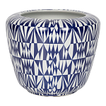 Кашпо с орнаментом в сочетании белого и синего цвета Artistic Flowerpot варинант исполнения - 1 | Loft Concept в Нижнем Новгороде