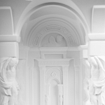 Встраиваемый в стену гипсовый светильник под покраску с колоннами и арками в античном стиле Antiquity Athena варинант исполнения - 10 | Loft Concept в Нижнем Новгороде