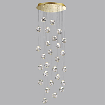 Люстра каскадня с 27-ю прозрачными шарообразными подвесами Bubbles Bocci варинант исполнения - 2 | Loft Concept в Нижнем Новгороде