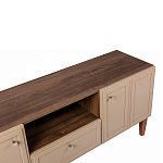 ТВ-тумба бежевая из массива бука с 2-мя дверками и ящиком Wenge Light варинант исполнения - 2 | Loft Concept в Нижнем Новгороде