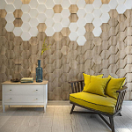 Гипсовая 3D панель с принтографией PM-47 варинант исполнения - 2 | Loft Concept в Нижнем Новгороде