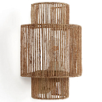 Бра с плетенным из джута плафоном Jutti H30 см варинант исполнения - 1 | Loft Concept в Нижнем Новгороде