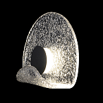 Бра из текстурированного прозрачного стекла с изогнутым краем Textured Glass  варинант исполнения - 1 | Loft Concept в Нижнем Новгороде