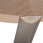 Столик журнальный с низкой круглой столешницей Wood Grain варинант исполнения - 2 | Loft Concept в Нижнем Новгороде