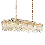 Люстра подвесная овальная с хрустальными овальными подвесками Harmonica варинант исполнения - 1 | Loft Concept в Нижнем Новгороде