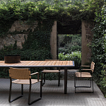 Дизайнерский стул с каркасом из металла с плетеными сиденьем и спинкой GREEN POINT Chair варинант исполнения - 9 | Loft Concept в Нижнем Новгороде