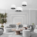 Подвесной светильник с круглым рельефным абажуром Sergey Makhno варинант исполнения - 6 | Loft Concept в Нижнем Новгороде