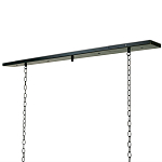 Люстра прямоугольная с 4-мя прозрачными цилиндрическими плафонами  Stamped Cylinders варинант исполнения - 2 | Loft Concept в Нижнем Новгороде