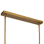 Люстра линейная полукруглой формы Wooden Horseshoe варинант исполнения - 5 | Loft Concept в Нижнем Новгороде