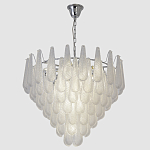 Люстра с подвесками из рифленного стекла в форме капель Textured Glass Chandelier варинант исполнения - 11 | Loft Concept в Нижнем Новгороде