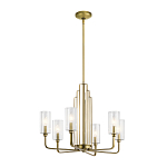  Люстра с прозрачными рифлеными цилиндрическими плафонами Kichler варинант исполнения - 16 | Loft Concept в Нижнем Новгороде