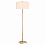 Торшер с абажуром в форме цилиндра на золотистом каркасе Floor lamp Amanda варинант исполнения - 2 | Loft Concept в Нижнем Новгороде