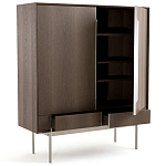 Шкаф из серого дуба Sawada Gray Oak Cabinet варинант исполнения - 3 | Loft Concept в Нижнем Новгороде