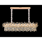 Люстра с декоративными элементами в виде крупных хрустальных цветов Palace Gardens варинант исполнения - 4 | Loft Concept в Нижнем Новгороде