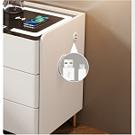 Умная прикроватная тумбочка c зарядкой для телефона Smart Furniture варинант исполнения - 3 | Loft Concept в Нижнем Новгороде