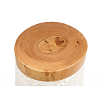 Керамический столик с деревянной столешницей "Пешка" варинант исполнения - 5 | Loft Concept в Нижнем Новгороде