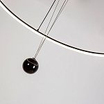 Светодиодная люстра Black LED Circle and Ball Lamp варинант исполнения - 6 | Loft Concept в Нижнем Новгороде