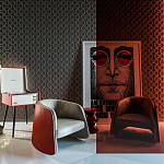 Гипсовая 3D Панель M-18 варинант исполнения - 1 | Loft Concept в Нижнем Новгороде