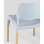Пластиковый стул на ножках из массива бука Ferret Grey-Blue варинант исполнения - 3 | Loft Concept в Нижнем Новгороде