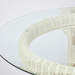 Комплект обеденный из ротанга Eloise grand white варинант исполнения - 13 | Loft Concept в Нижнем Новгороде