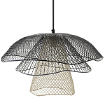Подвесной светильник Black Grey Mesh Lampshade Hanging Lamp варинант исполнения - 1 | Loft Concept в Нижнем Новгороде