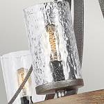 Люстра с цилиндрическим плафонами из толстого волнистого стекла в индустриальном стиле Feiss варинант исполнения - 12 | Loft Concept в Нижнем Новгороде